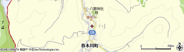大阪府和泉市春木川町周辺の地図