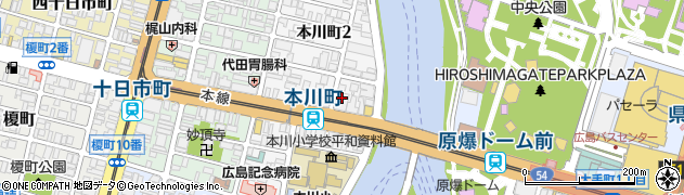 生協ひろしま介護サービス・広島中周辺の地図