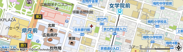 東京海上日動火災保険株式会社　広島支店広島中央支社周辺の地図