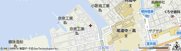 広島県尾道市向島町富浜1660周辺の地図