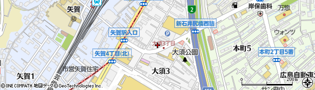 サンケイ株式会社安芸府中支店周辺の地図