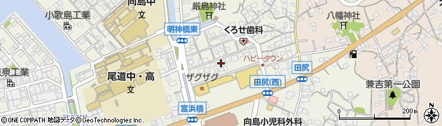 広島県尾道市向島町富浜5533周辺の地図