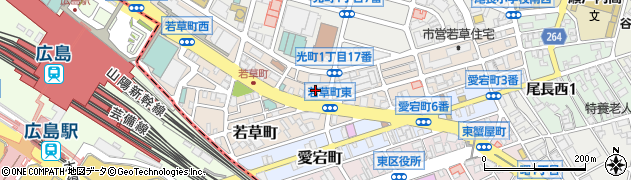 第一学院高等学校広島キャンパス周辺の地図