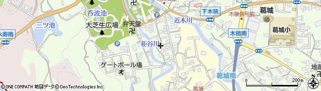 大阪府貝塚市水間598周辺の地図