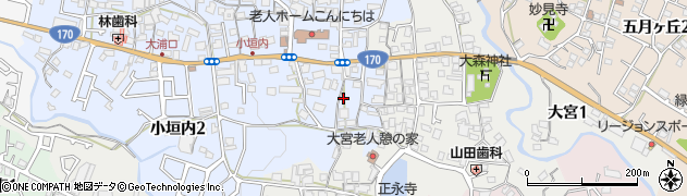 金田花店周辺の地図