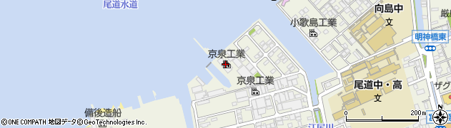広島県尾道市向島町富浜16061-23周辺の地図