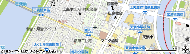 広島県広島市西区都町13周辺の地図