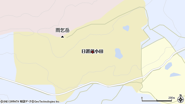 〒759-4405 山口県長門市日置蔵小田の地図