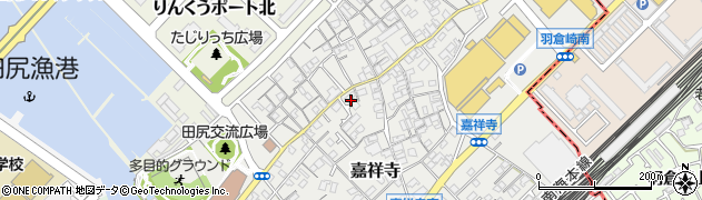 大阪府泉南郡田尻町嘉祥寺851周辺の地図