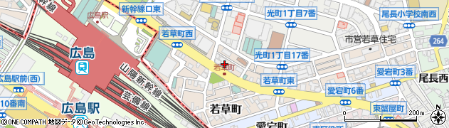 精華学園高等学校　広島校周辺の地図