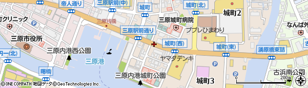 城町周辺の地図