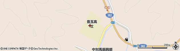 豊玉高校職員室周辺の地図