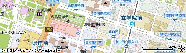 広島県警察本部交通管制センター周辺の地図
