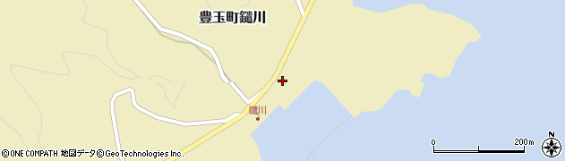 長崎県対馬市豊玉町鑓川412周辺の地図