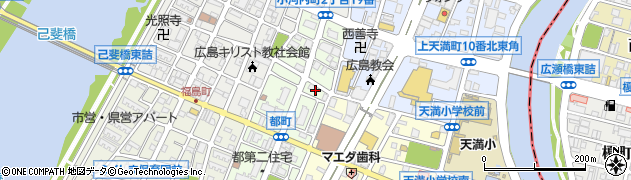 広島県広島市西区都町11周辺の地図