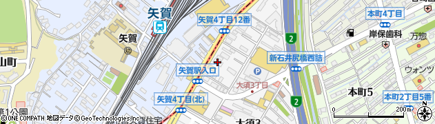 デイサービスふれあい大須周辺の地図