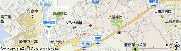 広島県尾道市向島町富浜5491-2周辺の地図