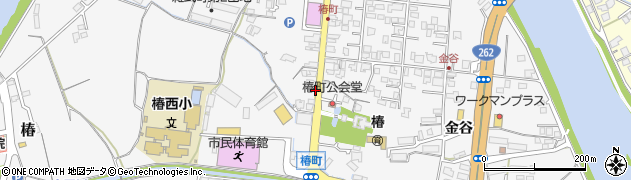 山口県萩市椿椿町３区周辺の地図