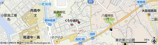 広島県尾道市向島町富浜5498周辺の地図