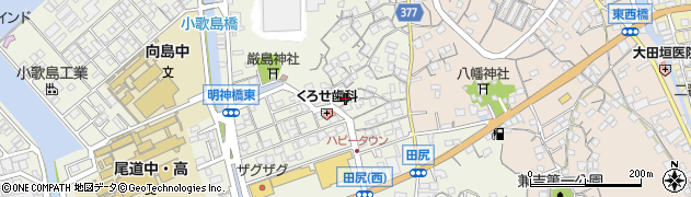 広島県尾道市向島町富浜5510周辺の地図