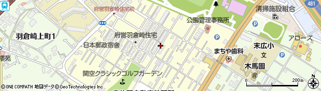 大阪府泉佐野市新安松周辺の地図