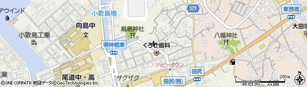 広島県尾道市向島町富浜5522周辺の地図