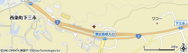 広島ガス中央株式会社　東広島支店周辺の地図