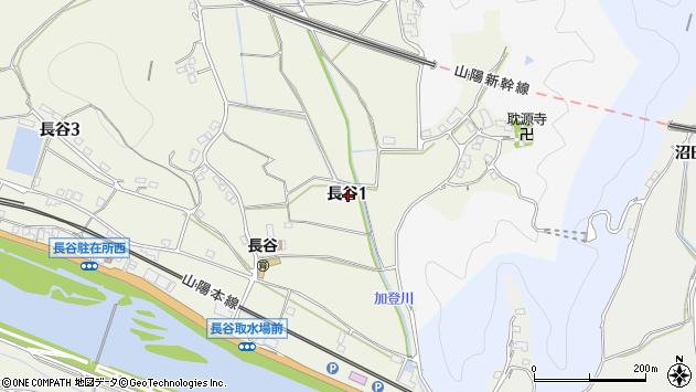 〒723-0132 広島県三原市長谷町の地図
