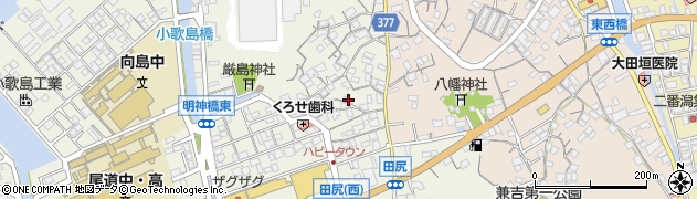 広島県尾道市向島町富浜322周辺の地図