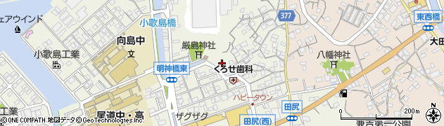 広島県尾道市向島町富浜5522-6周辺の地図