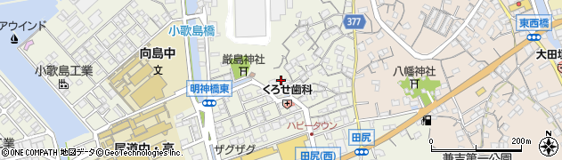 広島県尾道市向島町富浜5522-4周辺の地図