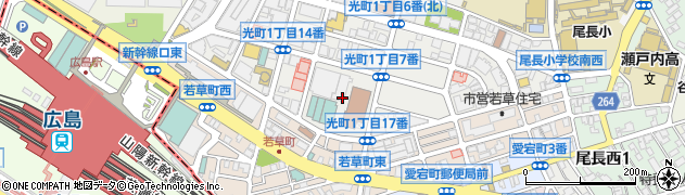 日本私立学校振興・共済事業団広島ガーデンパレス周辺の地図