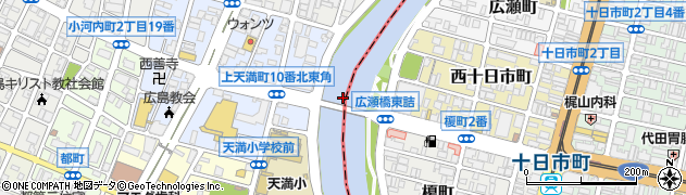 廣瀬橋周辺の地図