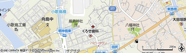 広島県尾道市向島町富浜310周辺の地図