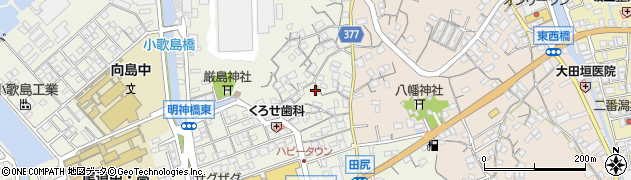 広島県尾道市向島町富浜323周辺の地図