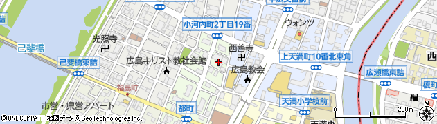 広島県広島市西区都町7周辺の地図