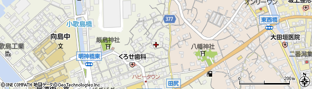 広島県尾道市向島町富浜354周辺の地図