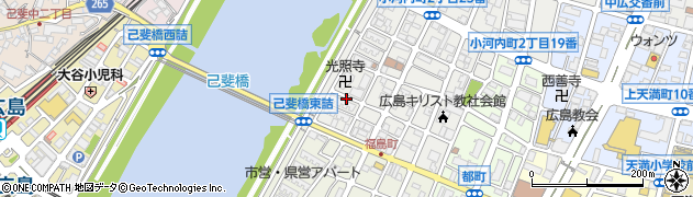 広島県広島市西区小河内町1丁目周辺の地図