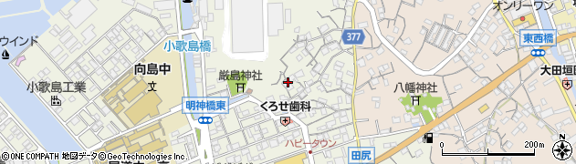 広島県尾道市向島町富浜311周辺の地図