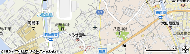 広島県尾道市向島町富浜361周辺の地図