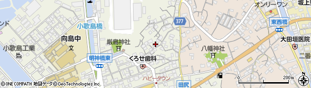 広島県尾道市向島町富浜319周辺の地図