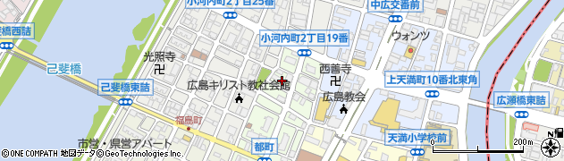 広島県広島市西区都町6周辺の地図