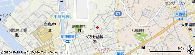 広島県尾道市向島町富浜312周辺の地図