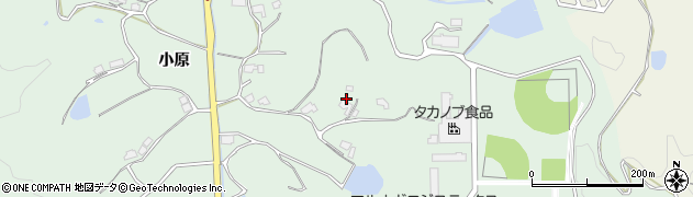 広島県三原市沼田西町小原周辺の地図