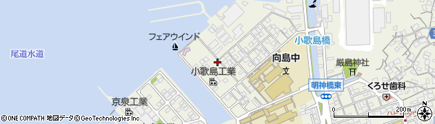 広島県尾道市向島町富浜16059周辺の地図