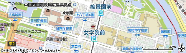 ハローワーク広島・広島公共職業安定所　雇用保険給付課周辺の地図