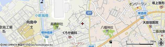 広島県尾道市向島町富浜353周辺の地図