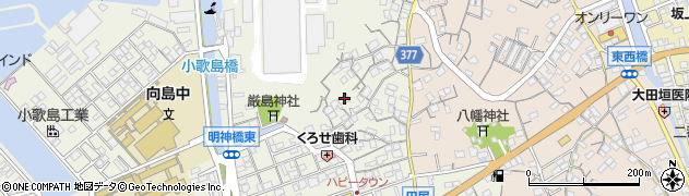広島県尾道市向島町富浜318周辺の地図