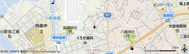 広島県尾道市向島町富浜326周辺の地図