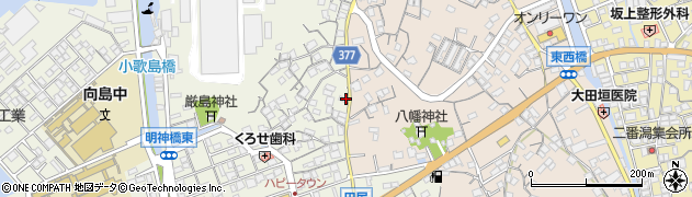 広島県尾道市向島町富浜363周辺の地図